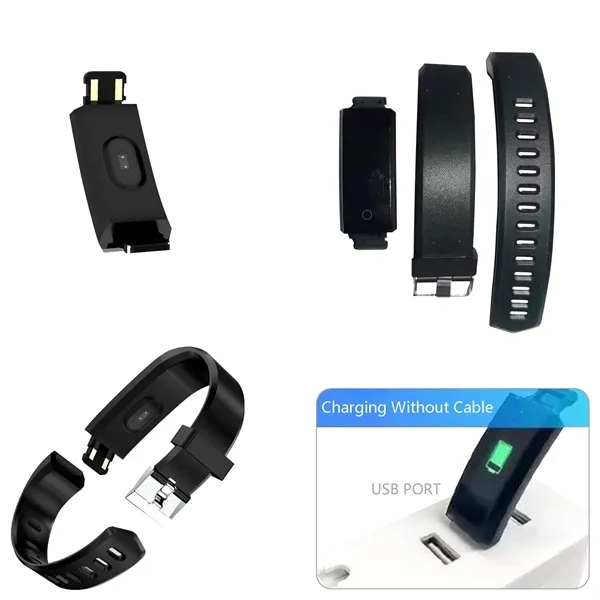 Fitness Tracker Bluetooth Smart Band Sport Bracelet - Fitness Tracker Bluetooth Smart Band Sport Bracelet - Image 6 of 8