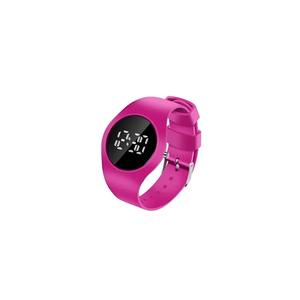 Round Watch w/White Digital Dial - Round Watch w/White Digital Dial - Image 3 of 13