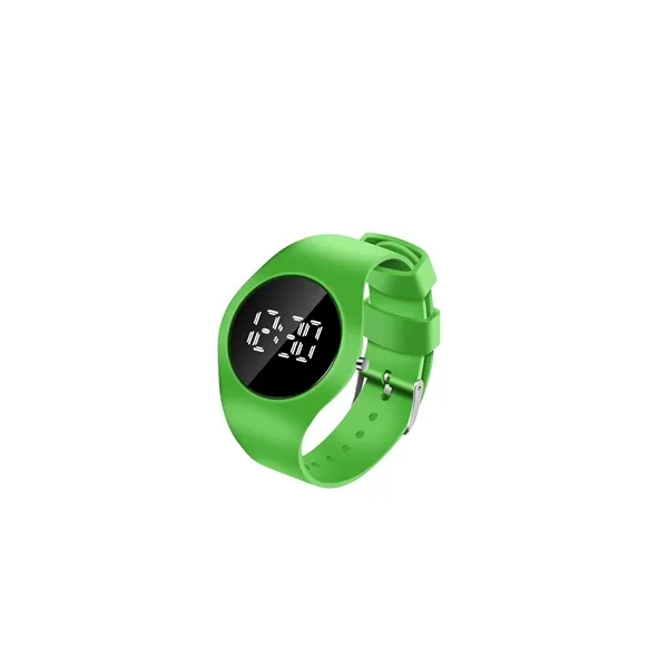 Round Watch w/White Digital Dial - Round Watch w/White Digital Dial - Image 6 of 13