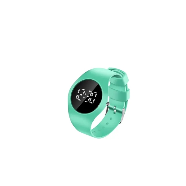 Round Watch w/White Digital Dial - Round Watch w/White Digital Dial - Image 5 of 13
