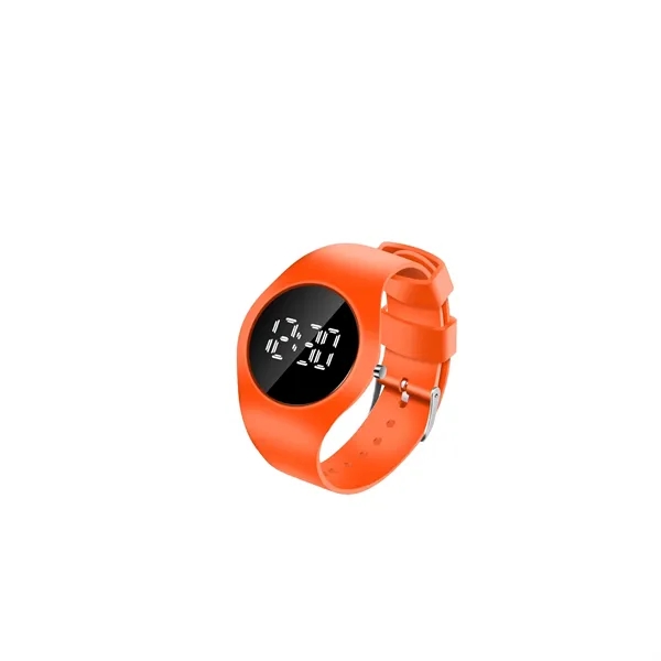 Round Watch w/White Digital Dial - Round Watch w/White Digital Dial - Image 4 of 13