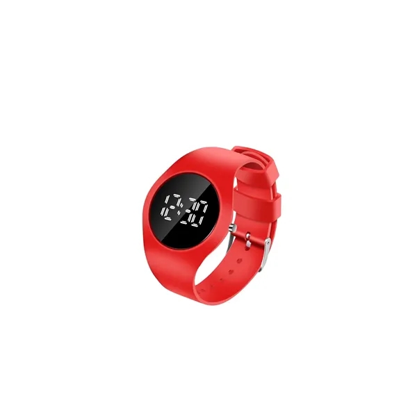 Round Watch w/White Digital Dial - Round Watch w/White Digital Dial - Image 10 of 13