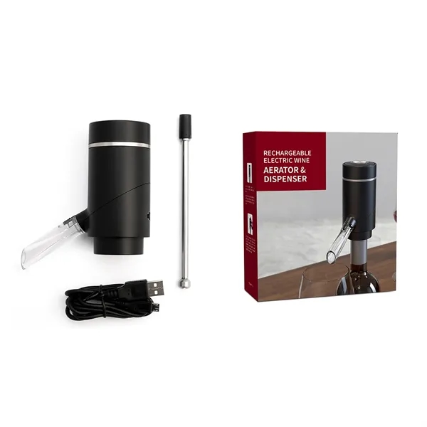 Rechargeable Electric Wine Decanter Aerator & Dispenser - Rechargeable Electric Wine Decanter Aerator & Dispenser - Image 1 of 4