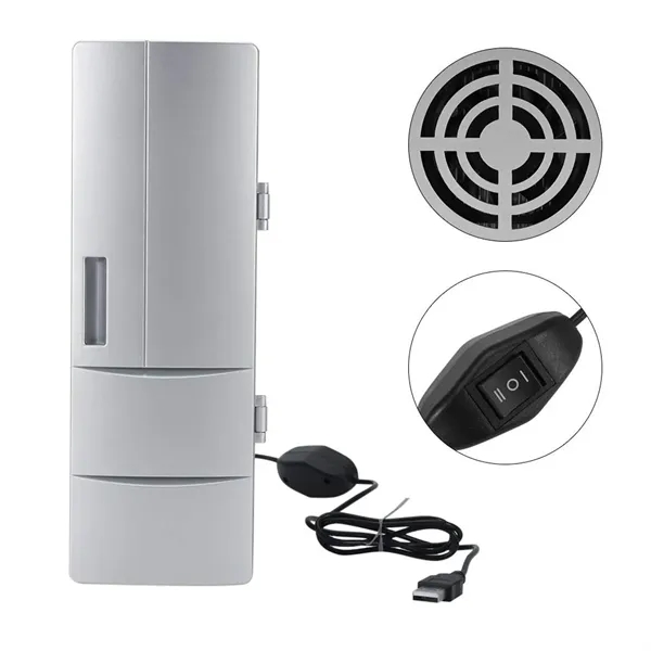 Mini Refrigerator PC USB Beverage Cooler & Warmer - Mini Refrigerator PC USB Beverage Cooler & Warmer - Image 1 of 2