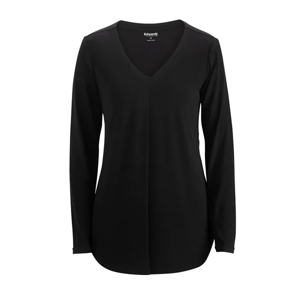 Edwards Garment - Women's Pocketless Soft Pleated Blouse - Edwards Garment - Women's Pocketless Soft Pleated Blouse - Image 0 of 10