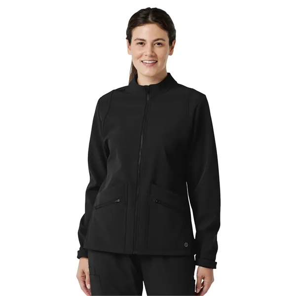 Wink- Layers - Women's Four-Pocket Soft Shell Scrub Jacket - Wink- Layers - Women's Four-Pocket Soft Shell Scrub Jacket - Image 0 of 2