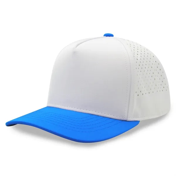 5 Panel Sport Trucker Cap w/Laser Cut Mesh Back - 5 Panel Sport Trucker Cap w/Laser Cut Mesh Back - Image 31 of 42