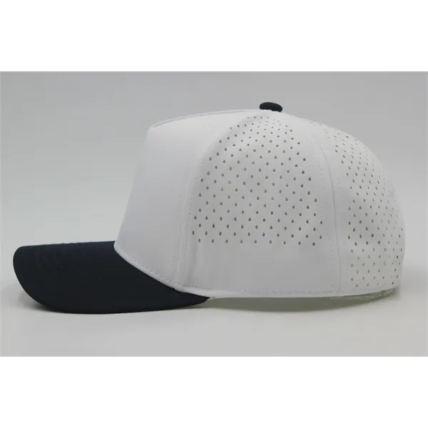5 Panel Sport Trucker Cap w/Laser Cut Mesh Back - 5 Panel Sport Trucker Cap w/Laser Cut Mesh Back - Image 38 of 42