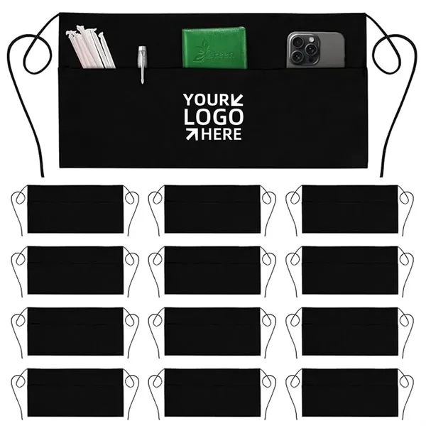 Server Aprons with 3 Pockets - Server Aprons with 3 Pockets - Image 0 of 3