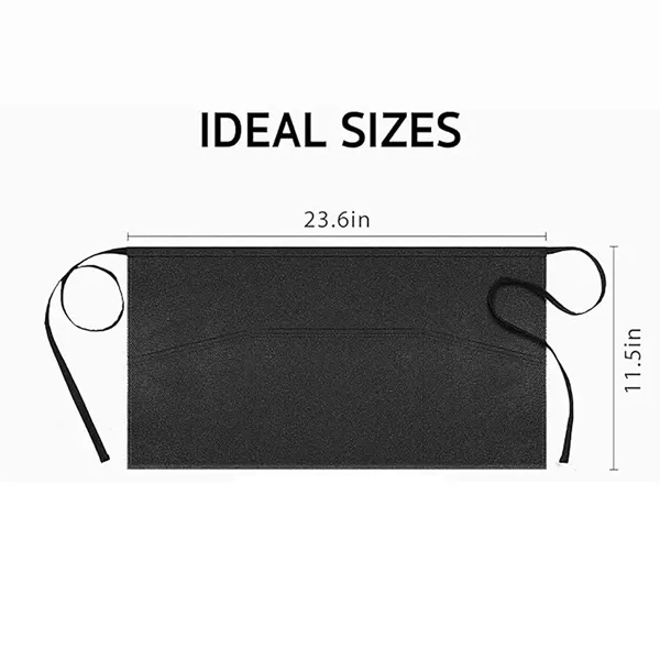 Server Aprons with 3 Pockets - Server Aprons with 3 Pockets - Image 3 of 3