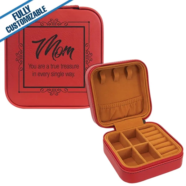 4x4 Engraved Leatherette Square Jewelry Box - Fully Custom - 4x4 Engraved Leatherette Square Jewelry Box - Fully Custom - Image 18 of 18