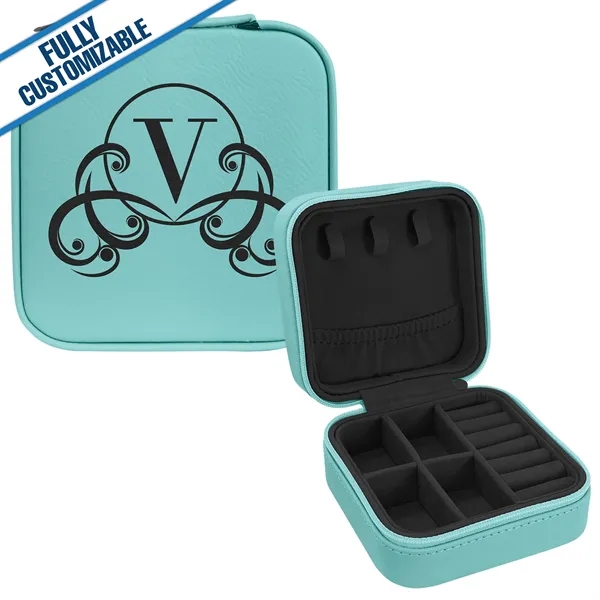 4x4 Engraved Leatherette Square Jewelry Box - Fully Custom - 4x4 Engraved Leatherette Square Jewelry Box - Fully Custom - Image 7 of 18