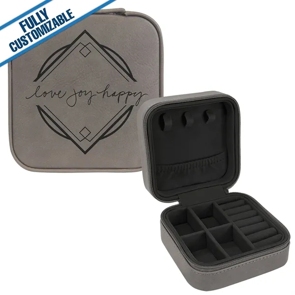 4x4 Engraved Leatherette Square Jewelry Box - Fully Custom - 4x4 Engraved Leatherette Square Jewelry Box - Fully Custom - Image 3 of 18