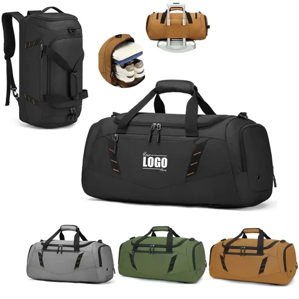 3 in 1 Sports Gym Duffle Backpack Bag - 3 in 1 Sports Gym Duffle Backpack Bag - Image 0 of 5