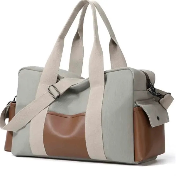 Retro Canvas Duffle Bag - Retro Canvas Duffle Bag - Image 3 of 5