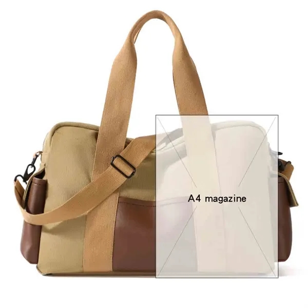 Retro Canvas Duffle Bag - Retro Canvas Duffle Bag - Image 5 of 5