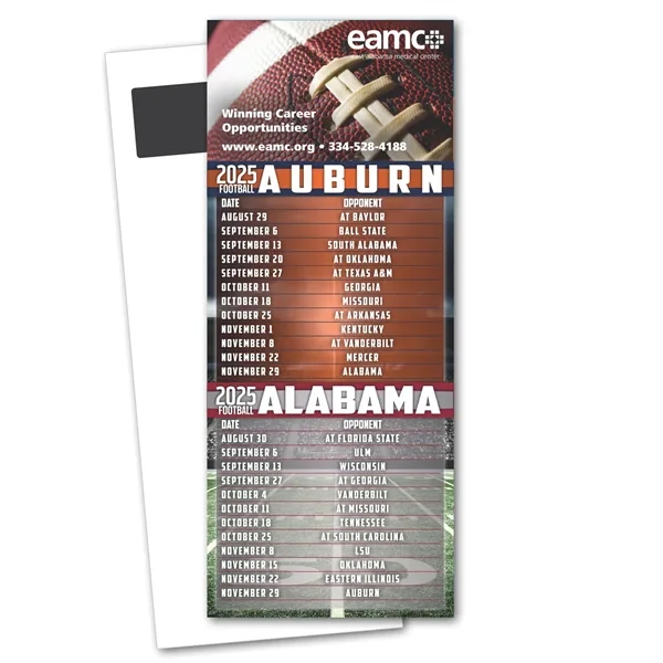Football Schedule Magnetic Stick Up Card - Football Schedule Magnetic Stick Up Card - Image 0 of 0
