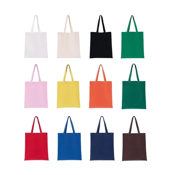 Custom Logo/Full Color Reusable Canvas Tote Bag - Custom Logo/Full Color Reusable Canvas Tote Bag - Image 1 of 3