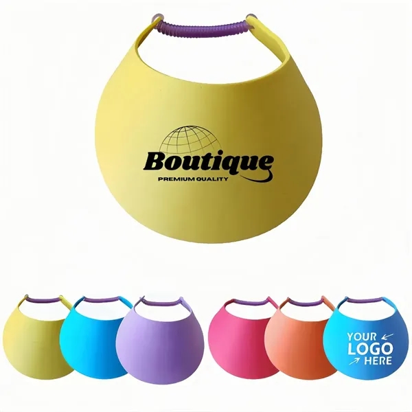 EVA Sun Visor Hat For Kids With Adjustable Strap - EVA Sun Visor Hat For Kids With Adjustable Strap - Image 0 of 2