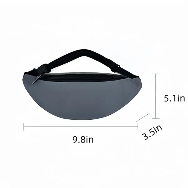 Unisex Travel Waist Pack With Zippered Pocket Organizer - Unisex Travel Waist Pack With Zippered Pocket Organizer - Image 1 of 3