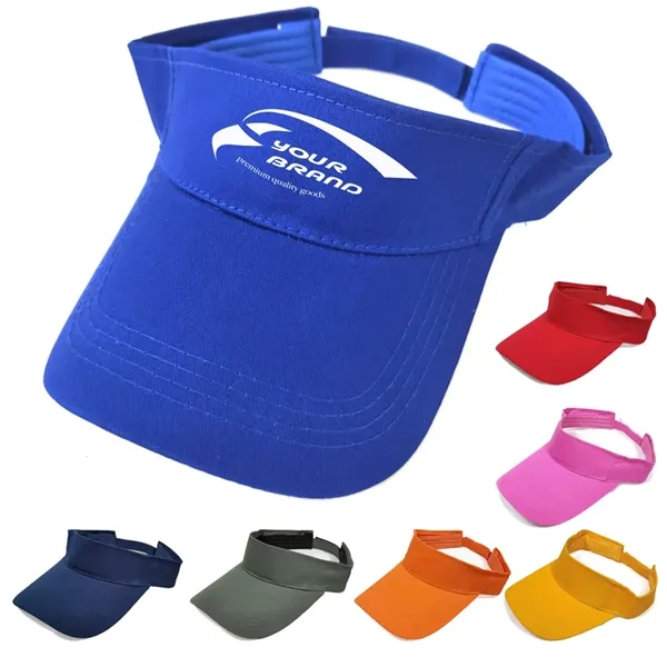 Men Women Adjustable  Closure Sun Tennis Visors Hats" - Men Women Adjustable  Closure Sun Tennis Visors Hats" - Image 0 of 4
