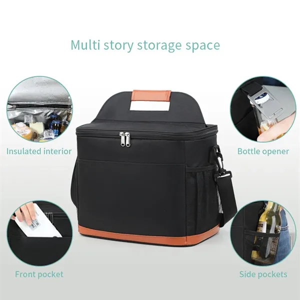 Premium Quality Multicolor Insulated Lunch Cooler Beer Bag - Premium Quality Multicolor Insulated Lunch Cooler Beer Bag - Image 2 of 5