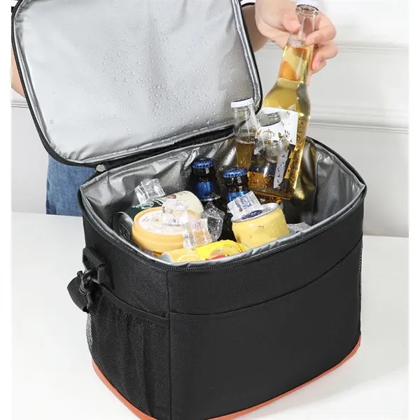 Premium Quality Multicolor Insulated Lunch Cooler Beer Bag - Premium Quality Multicolor Insulated Lunch Cooler Beer Bag - Image 5 of 5