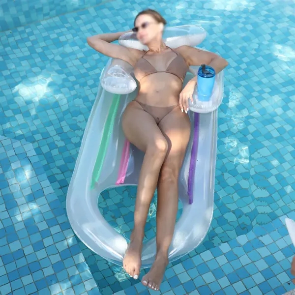 Inflatable Swimming Pool Lounger - Inflatable Swimming Pool Lounger - Image 1 of 1