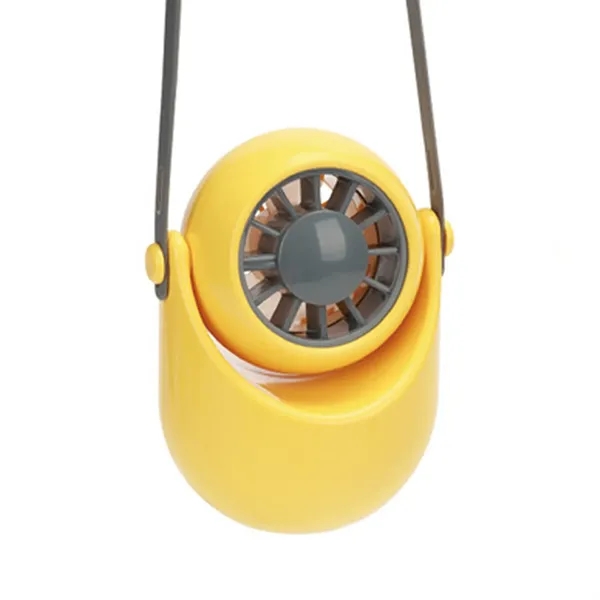 Mini Hanging Neck Fan With Lanyard - Mini Hanging Neck Fan With Lanyard - Image 2 of 4