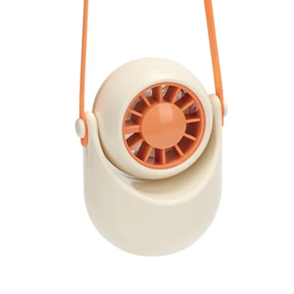 Mini Hanging Neck Fan With Lanyard - Mini Hanging Neck Fan With Lanyard - Image 3 of 4