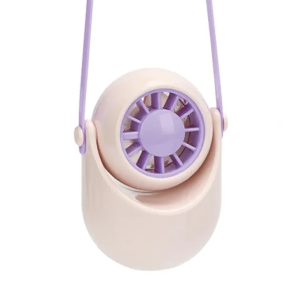 Mini Hanging Neck Fan With Lanyard - Mini Hanging Neck Fan With Lanyard - Image 4 of 4