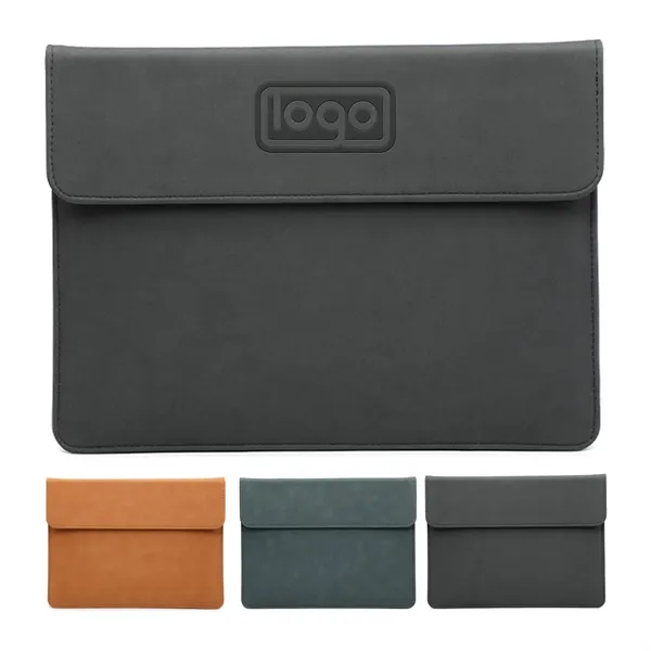 A4 PU Leather Laptop Bag - A4 PU Leather Laptop Bag - Image 0 of 5
