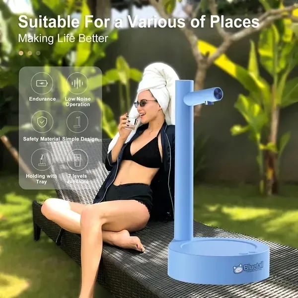 Automatic Desk Portable Desktop Mini Smart Water Bottle - Automatic Desk Portable Desktop Mini Smart Water Bottle - Image 4 of 4