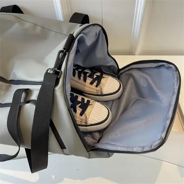 Gym Bag with Shoe Compartment - Gym Bag with Shoe Compartment - Image 2 of 5