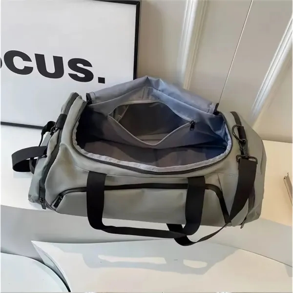 Gym Bag with Shoe Compartment - Gym Bag with Shoe Compartment - Image 3 of 5