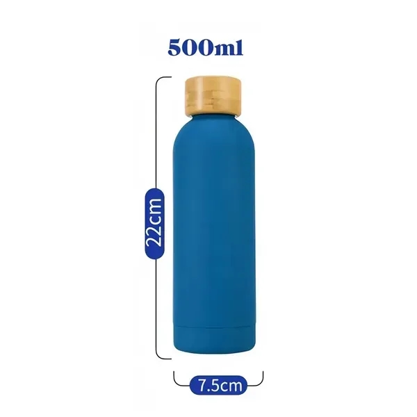 Small Mouth Insulation Portable Wood lid Water Cup - Small Mouth Insulation Portable Wood lid Water Cup - Image 1 of 4
