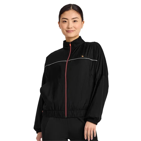 Infinity Lifestyle - Women's 2-Pocket Mock Neck Windbreak... - Infinity Lifestyle - Women's 2-Pocket Mock Neck Windbreak... - Image 0 of 1