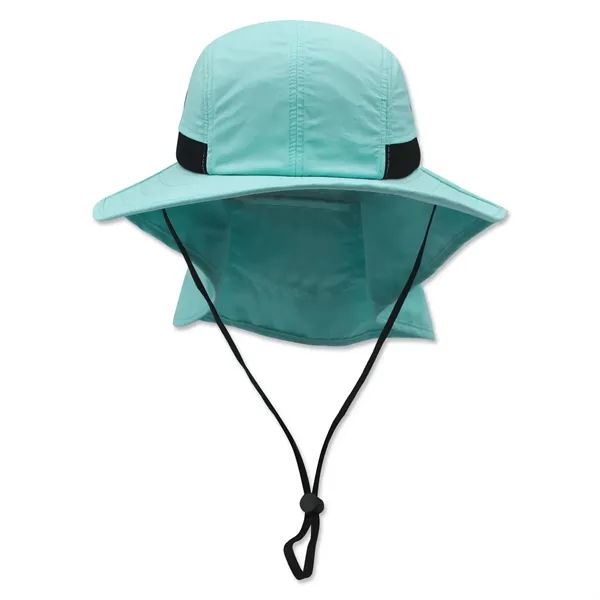 Safari boonie flap back hat with hidden pocket - Safari boonie flap back hat with hidden pocket - Image 4 of 19