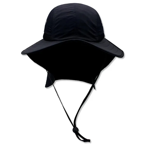 Safari boonie flap back hat with hidden pocket - Safari boonie flap back hat with hidden pocket - Image 6 of 19