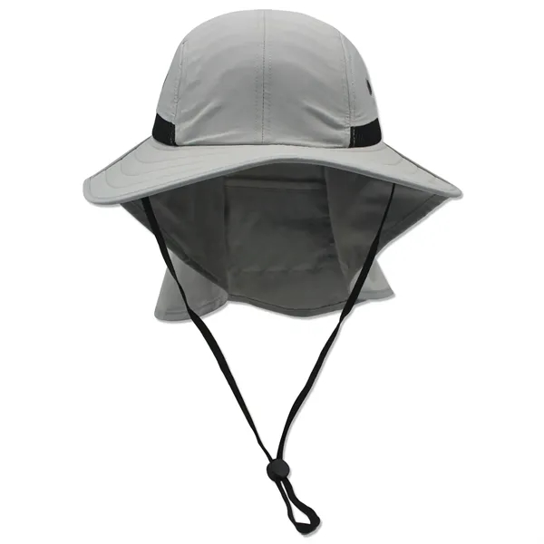 Safari boonie flap back hat with hidden pocket - Safari boonie flap back hat with hidden pocket - Image 9 of 19