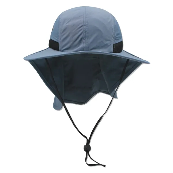 Safari boonie flap back hat with hidden pocket - Safari boonie flap back hat with hidden pocket - Image 14 of 19
