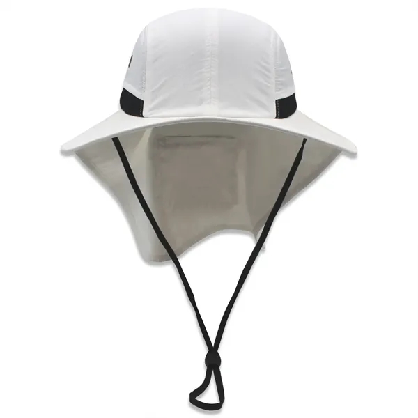 Safari boonie flap back hat with hidden pocket - Safari boonie flap back hat with hidden pocket - Image 17 of 19