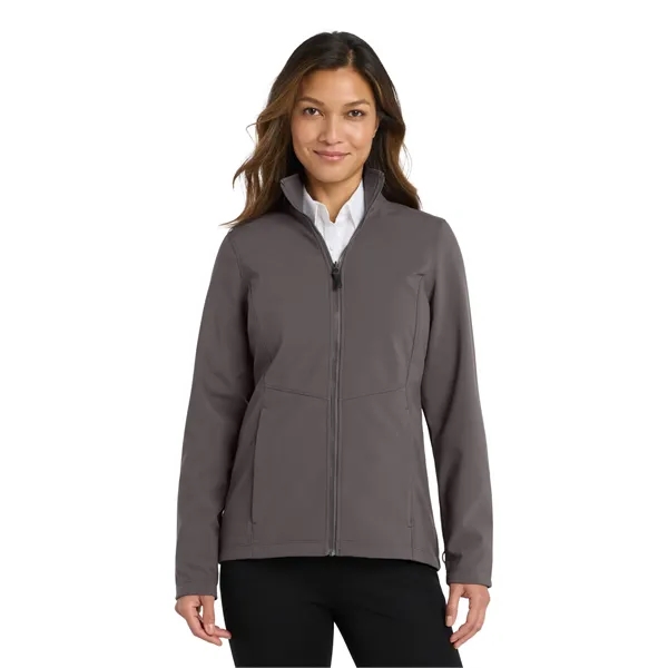 Port Authority Women's Collective Soft Shell Jacket. - Port Authority Women's Collective Soft Shell Jacket. - Image 6 of 19