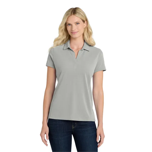 Port Authority Women's Poly Oxford Pique Polo. - Port Authority Women's Poly Oxford Pique Polo. - Image 0 of 14
