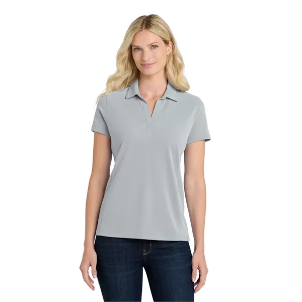 Port Authority Women's Poly Oxford Pique Polo. - Port Authority Women's Poly Oxford Pique Polo. - Image 5 of 14