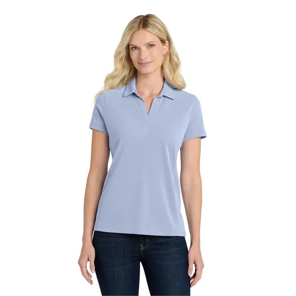 Port Authority Women's Poly Oxford Pique Polo. - Port Authority Women's Poly Oxford Pique Polo. - Image 10 of 14