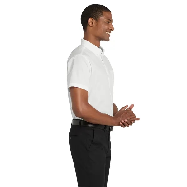 Port Authority Short Sleeve Carefree Poplin Shirt. - Port Authority Short Sleeve Carefree Poplin Shirt. - Image 22 of 24