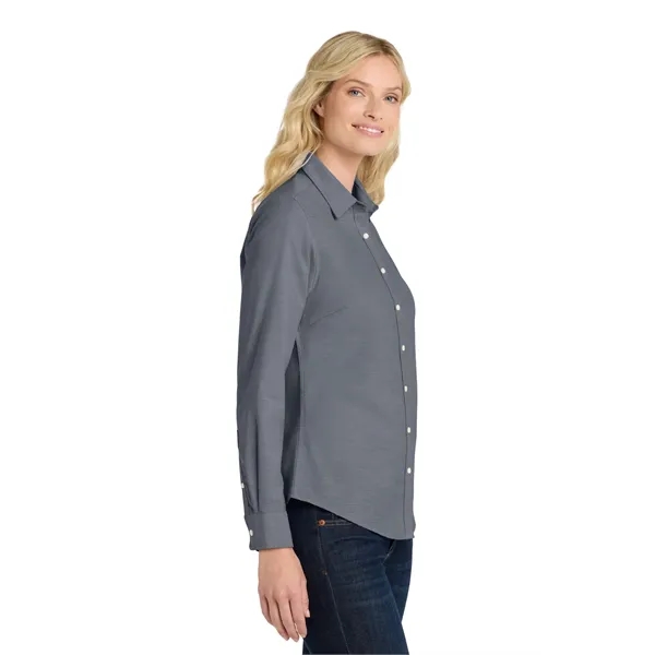 Port Authority Women's SuperPro Oxford Shirt. - Port Authority Women's SuperPro Oxford Shirt. - Image 3 of 29