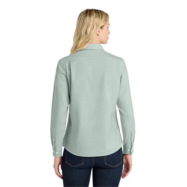 Port Authority Women's SuperPro Oxford Shirt. - Port Authority Women's SuperPro Oxford Shirt. - Image 6 of 29