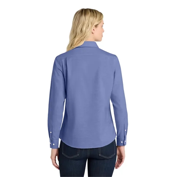 Port Authority Women's SuperPro Oxford Shirt. - Port Authority Women's SuperPro Oxford Shirt. - Image 12 of 29